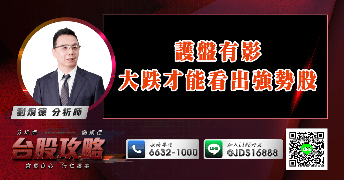 護盤有影 大跌才能看出強勢股 (圖)